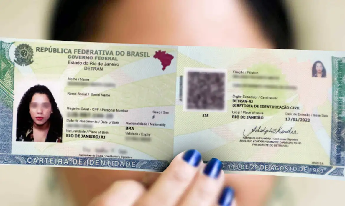 Nova Carteira de Identidade Nacional.Imagem Agência Brasil 